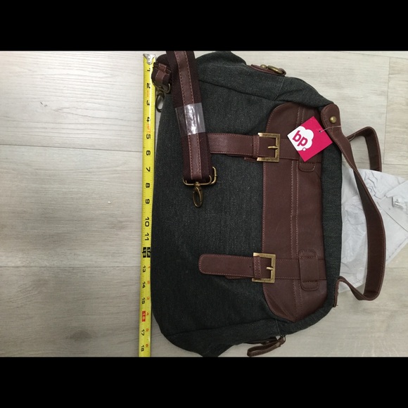 BP double handle w/shoulder strap gray demon NWT - Picture 1 of 7